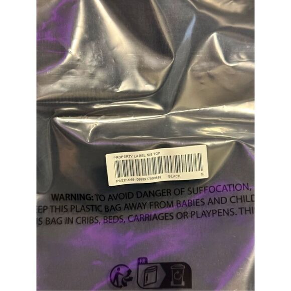 Supreme Property Label S/S Top “Black” - Picture 3 of 3